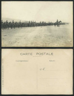 Delcampe - Military Parade Soldiers Guns Horses Horse Rider Belfort Old Real Photo Postcard - Non Classés