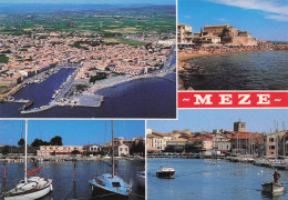 Delcampe - 34 MEZE PORT ET VUE AERIENNE - Mèze