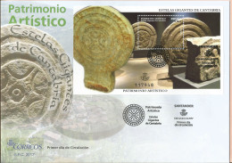 Delcampe - Ref. 32 Patrimonio Artístico . Estelas Gigantes De Cantabria Sobre 228×160 Mm - FDC