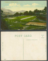 Delcampe - India Old Colour Postcard Trooping The Colours, Chakrata, Troops Military Parade - Indien