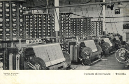 Delcampe - Netherlands, Twenthe Clothing Factory, Spinning Mill Shearing Frames (1900s) Postcard - Sonstige & Ohne Zuordnung