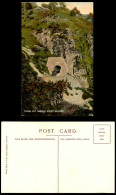 Delcampe - India Old Colour Postcard Tunnel Cut Through Rocky Hillside & A Locomotive Train - Indien