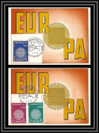 Delcampe - 49017 N°819/821 Europa 1970 Monaco Carte Maximum Card édition CEF - Maximumkarten (MC)