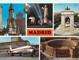Delcampe - Carte Postale - Aviation - Avions - Madrid - Multivues - Aeropuerto De Barajas - Compagnie Aérienne Ibéria - CPM - Voir - 1946-....: Moderne