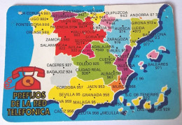 Delcampe - Calendario De Bolsillo 1997 / Prefijos De La Red Telefónica Española - Petit Format : 1991-00
