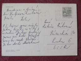 Delcampe - Yugoslavia 1979 Postcard "Dubrovnik - Palm Trees" To Czechoslovakia - Vranje - Jugoslawien
