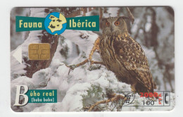 Delcampe - Spain - Fauna Eagle Owl Fine Used Phonecard - Commémoratives Publicitaires