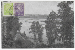 Delcampe - Litauen: Ansichtskarte 1926 Kaunas I. Serie Nr. 17 Neumunas Ufer Bei Marvianka - Lituanie