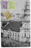 Delcampe - Litauen: Ansichtskarte 1926 Kaunas I. Serie Nr. 3 Rathaus, Rokiskis - Lituanie