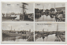 Delcampe - Litauen: Ansichtskarte Memel Börse, Eisenbahnbrücke, Hafen, 1927 - Lituanie