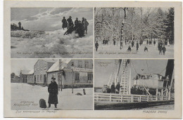 Delcampe - Litauen: Ansichtskarte Memel  Zur Winterzeit, 1927, Leuchtturm, - Lituanie