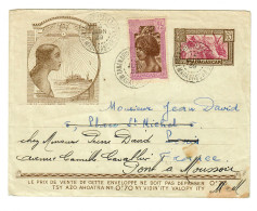 Delcampe - Madagascar Tananariva 1939 Nach Paris - Madagascar (1960-...)