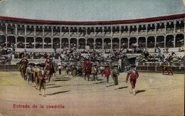 Delcampe - CPA Corrida Course De Taureaux Entrada De La Cuadrilla - Stierkampf