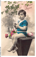 Delcampe - AGXP5-0334-FETE - Joyeux Paques - Garçonnets - Ostern