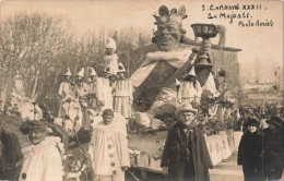Delcampe - PHOTOGRAPHIE - Carnaval - Char - Sa Majesté - Figure - Animé - CPA - Fotografie