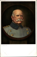 Delcampe - Artiste CPA Ulmer, H., Ferdinand Graf Von Zeppelin, Portrait In Uniform - Sonstige & Ohne Zuordnung