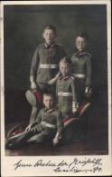 Delcampe - CPA Kinder Des Kronprinzpaares, Wilhelm Von Hohenzollern, Louis Ferdinand Von Prusse - Königshäuser