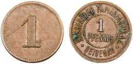 Delcampe - Germany ND 1 Pfennig HASSERÖDER PAPIERFABRIK AG HEIDENAU Very Rare - Autres & Non Classés