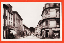 Delcampe - 13213 / SAINT-GIRONS 09-Ariège Station Pompe Essence Droguerie Centrale Tabacs Avenue De La GARE 1950s APA-POUX 18 St - Saint Girons