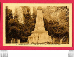 Delcampe - CAP (Réf : X200) 9. CASTELMORON-sur-LOT (47 LOT & GARONNE) Le Monument Aux Morts - Castelmoron