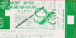 Delcampe - 7228 /  BON TRESOR à 3 ANS Specimen Sans Valeur 1970s LA POSTE 500 F Interet Progressif Instruction PTT - Altri & Non Classificati