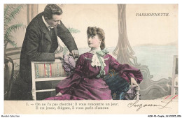 Delcampe - AZMP6-0349-COUPLE - Passionnette - On Ne L'a Pas Cherché Il Vous Rencontre Un Jour - Paare