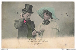 Delcampe - AXDP8-0430-COUPLE - MINISTERE DES FINANCES - OUI DA - MAIS PAS MOINS DE 25 LOUIS - Paare