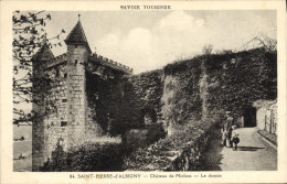 Delcampe - CPA Chateau De Miolans Le Donjon Saint Pierre D'Albigny - Castillos