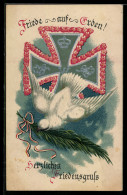 Delcampe - AK Friede Auf Erden!, Weisse Taube Und Eisernes Kreuz - Weltkrieg 1914-18