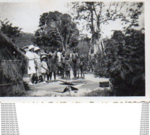 Delcampe - V12 65Sb  Congo "La Sanpia" Village Indigene 1946 - Sonstige & Ohne Zuordnung