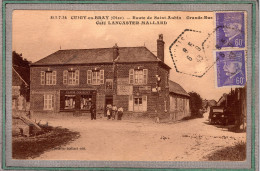 Delcampe - CPA (60) CUIGY-en-BRAY - Café Lancaster-Mallard Route De Saint-Aubin En 1943 - Autres & Non Classés