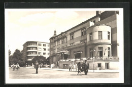 Delcampe - AK Bad Podiebrad / Podebrady, Strassenpartie - Tchéquie