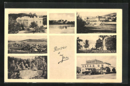 Delcampe - AK Jince, Sieben Ansichten Von Und Aus Dem Ort - Tchéquie