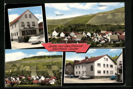 Delcampe - AK Marbach /Tauber, Gasthaus Zum Lamm, Ortsansicht Mit Schreier Und Hitzeblitz - Marbach