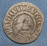 Delcampe - 1/24 Thaler 1656 • Friedrich Wilhelm • Brandenburg Preussen • = 1 Groschen • Prussia / Brandebourg • [24-3372] - Monedas Pequeñas & Otras Subdivisiones