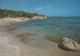 Delcampe - CARTOLINA  COSTA SMERALDA SASSARI SARDEGNA UNA TRASPARENTE INSENATURA A LISCIA RUIA VIAGGIATA 1990  X21 - Sassari