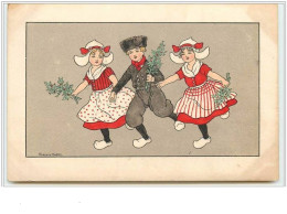 Delcampe - N°1308 - Florence Hardy - Jeunes Hollandais - 2 Filles Et Un Garçon - Hardy, Florence