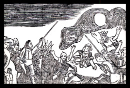 Delcampe - JUDAISME - LE PASSAGE DE LA MER ROUGE PAR LES HEBREUX - DETAIL DU HAGGADAH DE PESSAH - Judaika