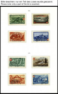 Delcampe - SAMMLUNGEN O, Saubere Gestempelte Sammlung Pro Patria Von 1938-69 Auf MAWIR Seiten, Ab 1941 Komplett, Fast Nur Prachterh - Verzamelingen
