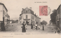 Delcampe - 54 - FROUARD - Route De Liverdun Et Route De Metz - Frouard