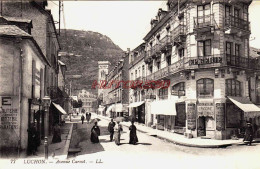 Delcampe - CPA LUCHON - HAUTE GARONNE - AVENUE CARNOT - Luchon