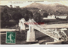Delcampe - CPA ALAIS - GARD - INONDATIONS 1907 - LA PASSERELLE AVANT - Alès