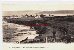 Delcampe - CPA LOCQUIREC - FINISTERE - VUE PRISE DE LA POINTE DU CORBEAU - Locquirec