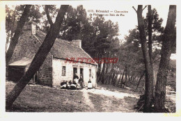 Delcampe - CPA BENODET - FINISTERE - CHAUMIERE DE PECHEURS AU BOIS DE PIN - Bénodet