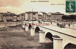 Delcampe - CPA ALAIS - GARD - LE PONT VIEUX - Alès