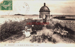 Delcampe - CPA ROSCOFF - FINISTERE - LE JARDIN DE MARIE STUART - Roscoff