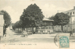 Delcampe - 37* LANGEAIS  Place Du 14 Juillet      RL23,1433 - Langeais