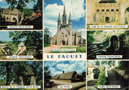 Delcampe - [-5%] FRANCE - Faouët - Fontaine Sainte Barbe - Beffroi - Chapelle Sainte Barbe - Halles - Arche - 1970 - Carte Postale - Faouët