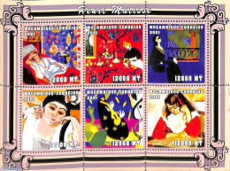 Delcampe - Mozambique 2001 Henri Matisse 6v M/s, Mint NH, Art - Modern Art (1850-present) - Paintings - Mozambique