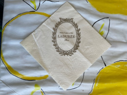 Delcampe - Serviette Laduree - Company Logo Napkins